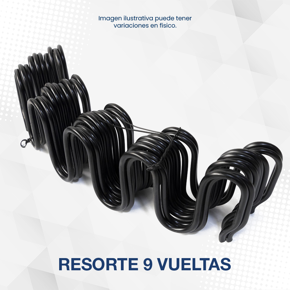 Resorte 9 vueltas